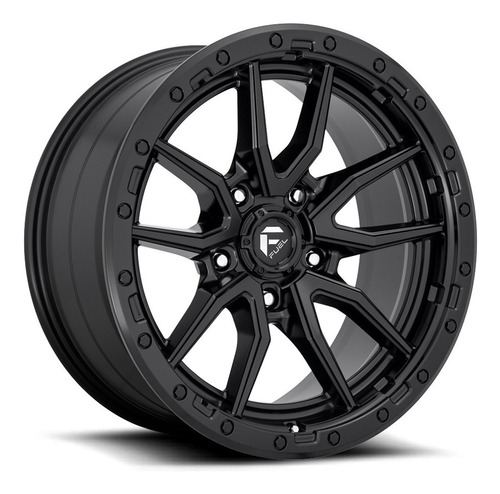 Roda Fuel Rebel D679 20x10 5x139.7 -18mm  Preto Fosco