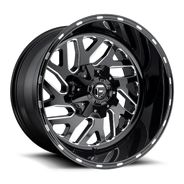 Roda Fuel Triton D581 18x9 8x165.1 -12mm   Preto Brilhante Fresado