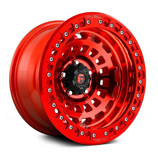 Roda Fuel Zephyr D100 17x9 6x139.7 -15mm  Vermelha