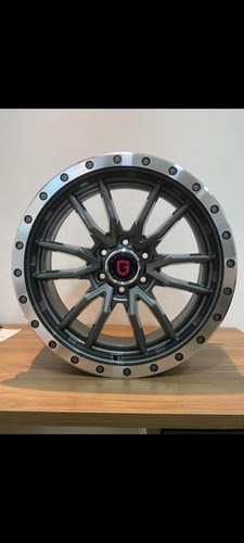 Roda Gisa RBL D9056 20x9 6x139.7 0mm   Cinza Cromado