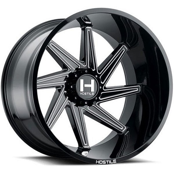Roda Hostile Dagr H119 22x12 8x165.1 - 44mm  Preto