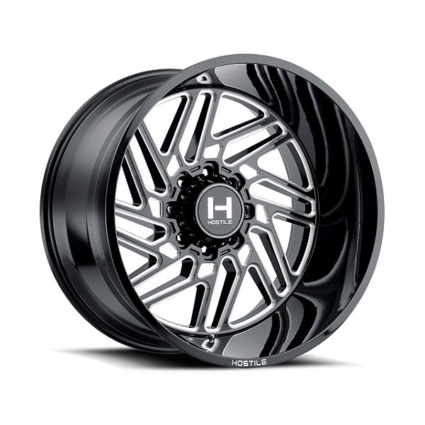 Roda Hostile Jigsaw H116 20x9 8x165.1 +12mm Preto Fresado