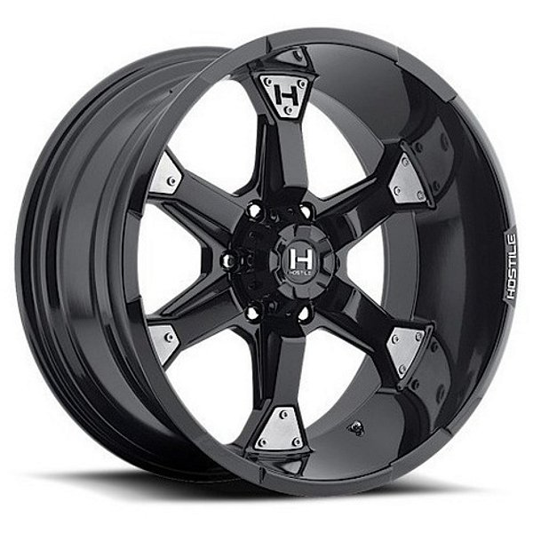 Roda Hostile Knuckles H101 20x9 8x170 0mm  Preto Fresado