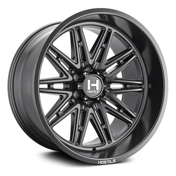 Roda Hostile Maniac H126 20x10 8x165.1  -19mm  PRETO