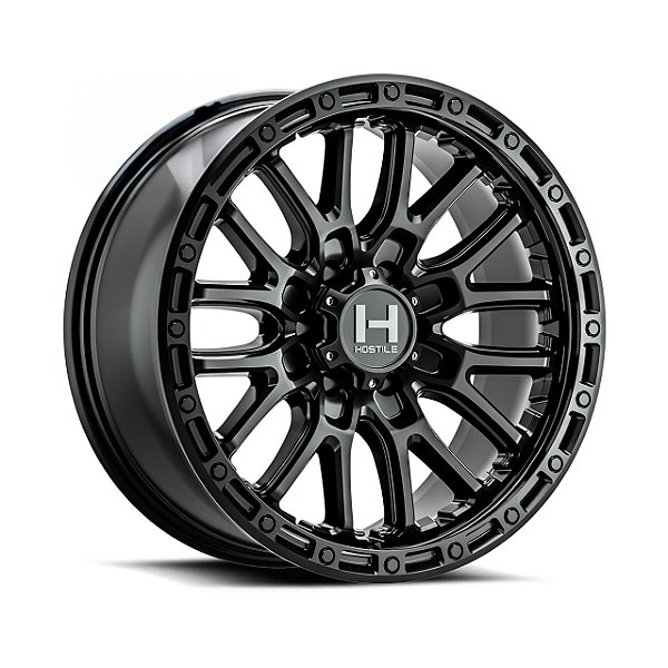 Roda Hostile Ridgecrest H135 20x9 6x139.7 +1mm Preto Fosco