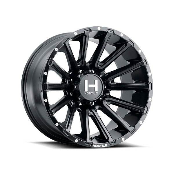 Roda Hostile Typhoon  H123  20x10  8x165.1  -19mm  Preto Fosco