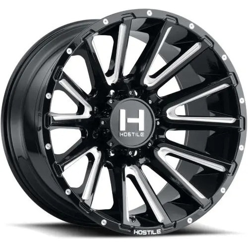 Roda Hostile Typhoon H123 20x10 5x139.7 -19mm Preto