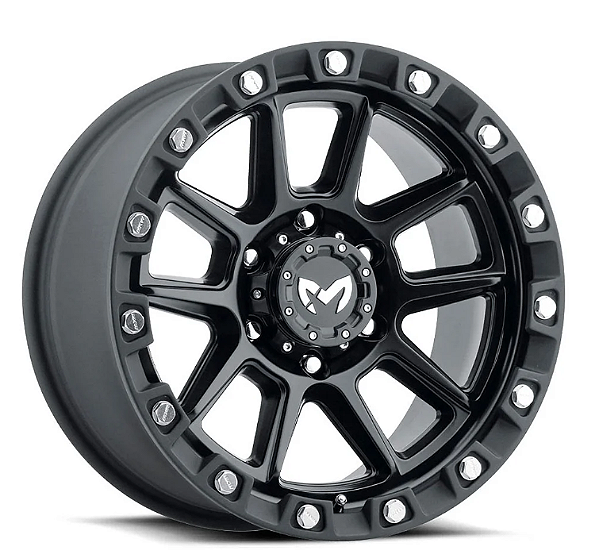 Roda MKW M205 Series 17x8.5  5x127  0mm   Cinza Borda Preta