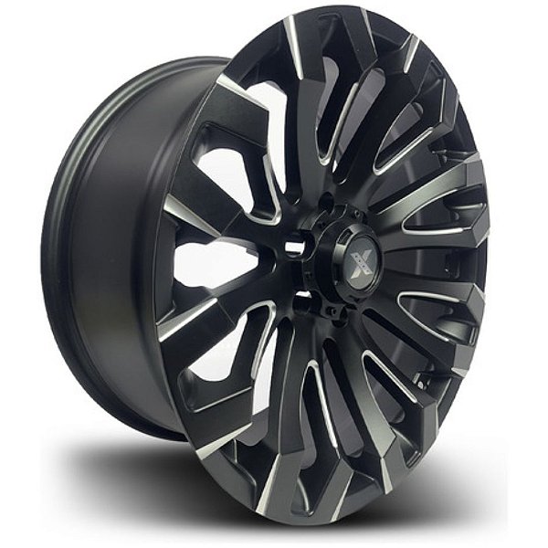Roda RE Quake 20x9 6x139.7 +10mm  Preto Fosco Fresado