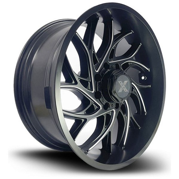 Roda RE Runner  22x10  8x165.1  -25mm  Preto Fosco Fresado - 61681