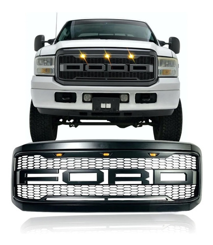 Grade Dianteira F-250/F-350/F-4000 Mod. Raptor c/ Led
