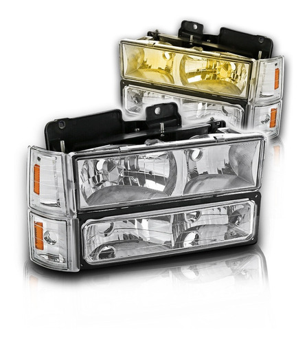 Farol Dianteiro  Silverado 1994/2004 Mod. Americano Cristal