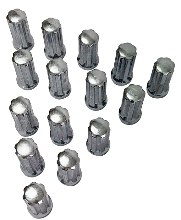 Jogo de Porcas M14x9/16 RAM Cromado com 32 peças