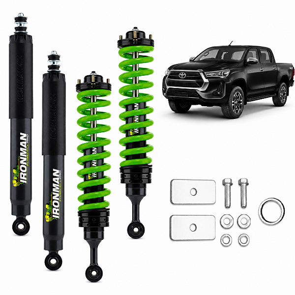 Kit Suspensão IronMan Foam Cell Toyota Hilux 2016/2026