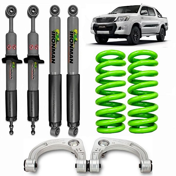 Kit Suspensão IronMan NitroGás Hilux 2005/2015 c/ Bandeja