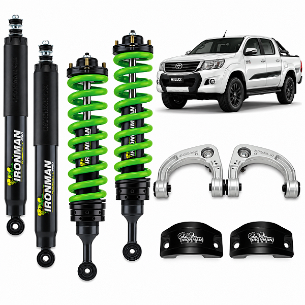 Kit Suspensão IronMan Foam Cell Hilux 2005/2015 C/ Bandeja