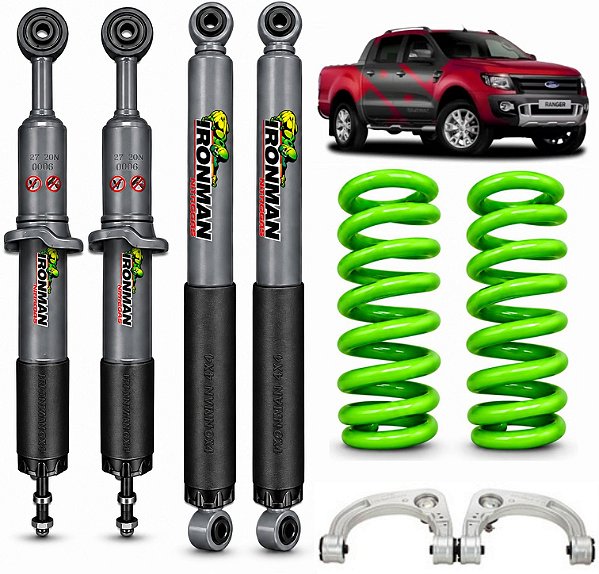 Kit Suspensão IronMan NitroGás Ranger 2020/2023 c/ Bandeja