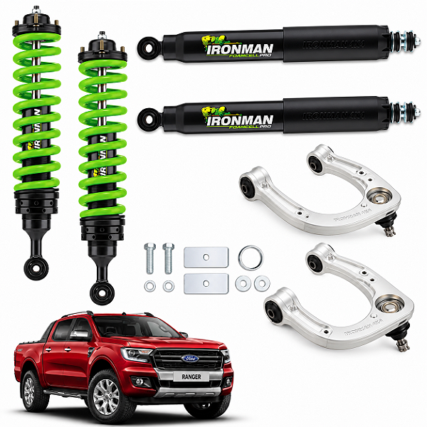 Kit Suspensão IronMan Foam Cell Ford Ranger 2013/2019 c/ Bandeja