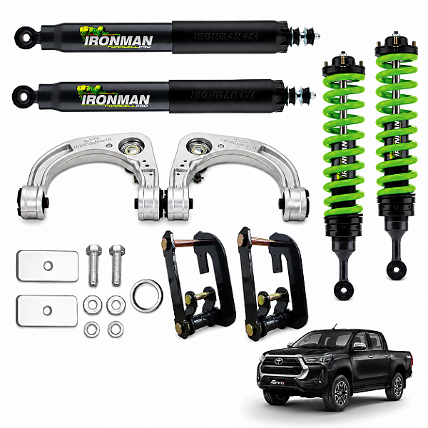 Kit Suspensão Ironman Foam Cell Hilux 2016/2024 c/ Bandeja