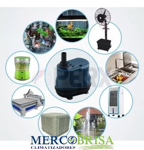 BOMBA ELÉTRICA SUBMERSA PARA CLIMATIZADORES MB 110v - 900 L/h  60 Hz 16w