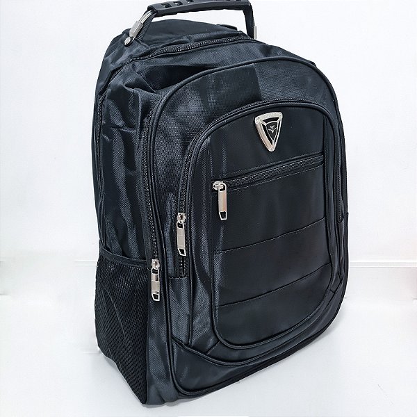 Mochila Bolsa Executiva Preta Grande Para Notebook - Prova D'água