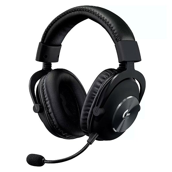 Headset Gamer Logitech Pro X, 7.1, Dolby Surround  - Preto