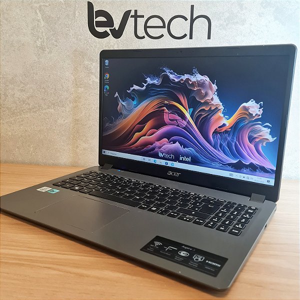 Notebook Acer Aspire 3 A315-54 - Core i5 10ª Ger. - 8Gb Ram - 256Gb SSD - Tela 15.6" - Windows 10