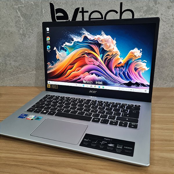 Notebook Acer Aspire 5 A515-56 - Core i5-11ª Ger. - 12Gb Ram - 256Gb SSD - Tela Full HD 14" - Windows 10