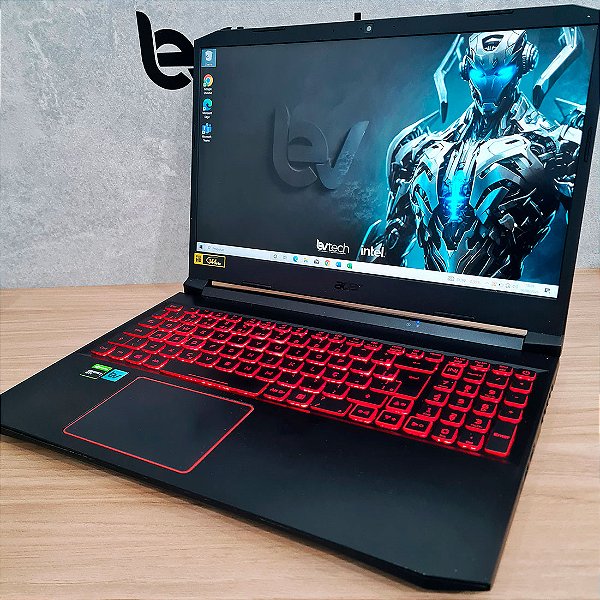 Notebook Gamer Acer Nitro 5 - Core i5 - 11ª ger - 32GB Ram - 1TB SSD - Placa Dedicada 4Gb - Windows 10