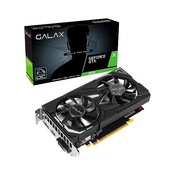Placa de Vídeo GTX 1630 EX Galax Nvidia GeForce, 4 GB GDDR6 - 63NQL4HP66EX