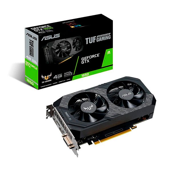 Placa de Vídeo GTX 1650 Asus NVIDIA GeForce, 4GB, GDDR6 - TUF-GTX1650-O4GD6-P-GAMING