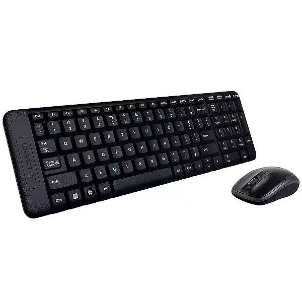 Kit Teclado E Mouse Sem Fio Logitech - Mk220