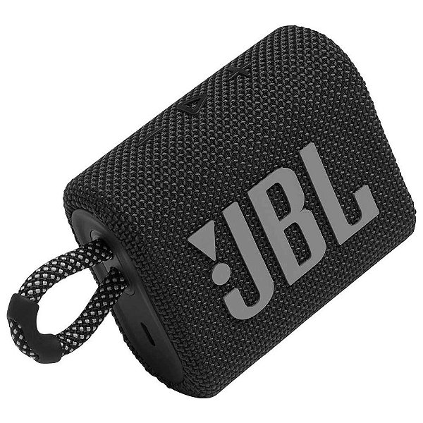 Caixa De Som Portátil Bluetooth Jbl Go 3  - Preta