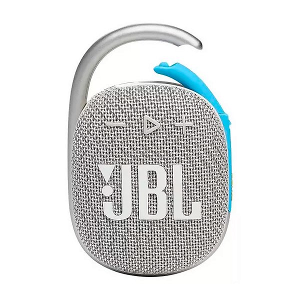 Caixa De Som Portátil Bluetooth JBL Clip 4 - Branca