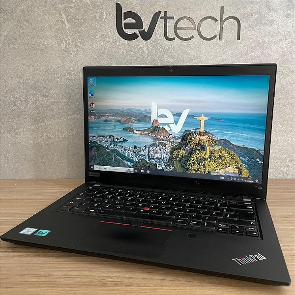 Notebook Lenovo Thinkpad T490 - Intel i5 8Th - 8Gb Ram - SSD 256Gb - Tela 14" - Windows 10