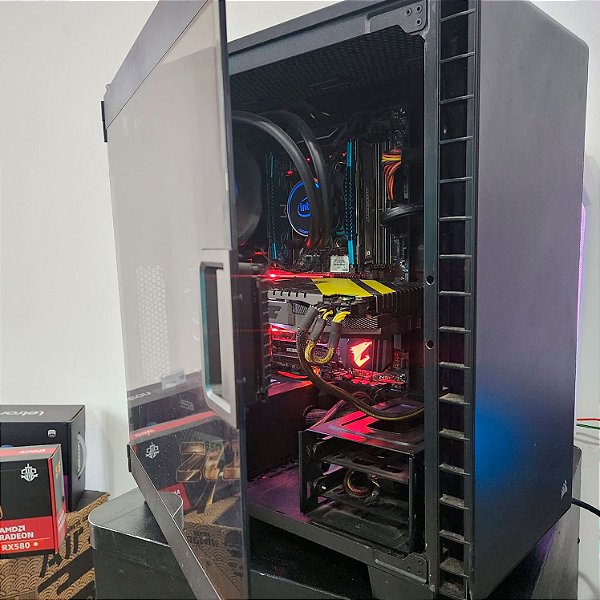 Computador Pc Gamer Intel Core i9 - 32gb Ram, 512Gb SSD, Placa De Vídeo ZOTAC GeForce® 8gb + Kit Gamer