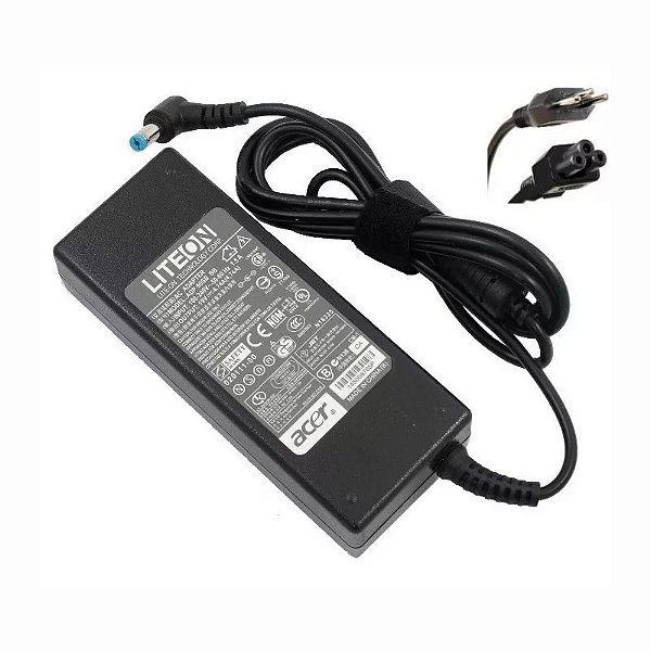 Carregador Notebook Acer - 19V - 90W - 4.74a - Plug 5.5x1.7mm