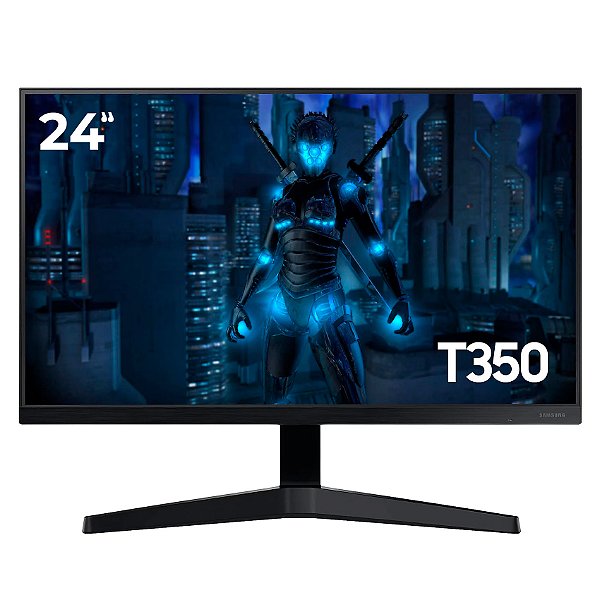 Monitor Gamer Samsung T350 24” - Full HD, 75Hz, IPS, HDMI FreeSync