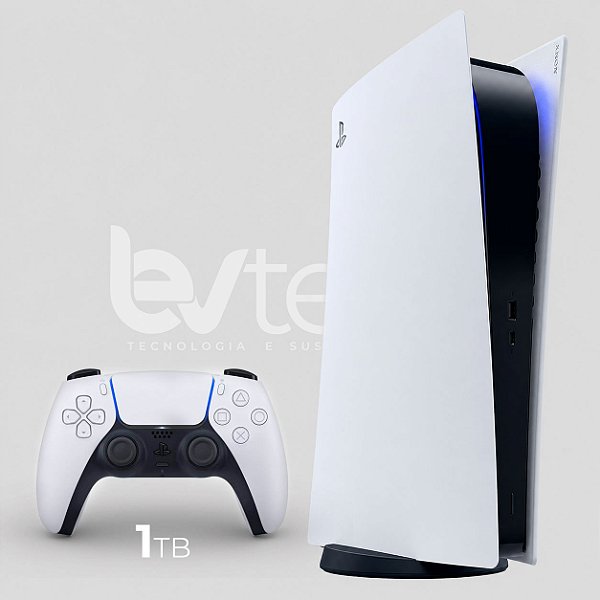 PlayStation 5 Slim Sony - SSD 1TB - com Controle S/ Fio DualSense + 2 Jogos