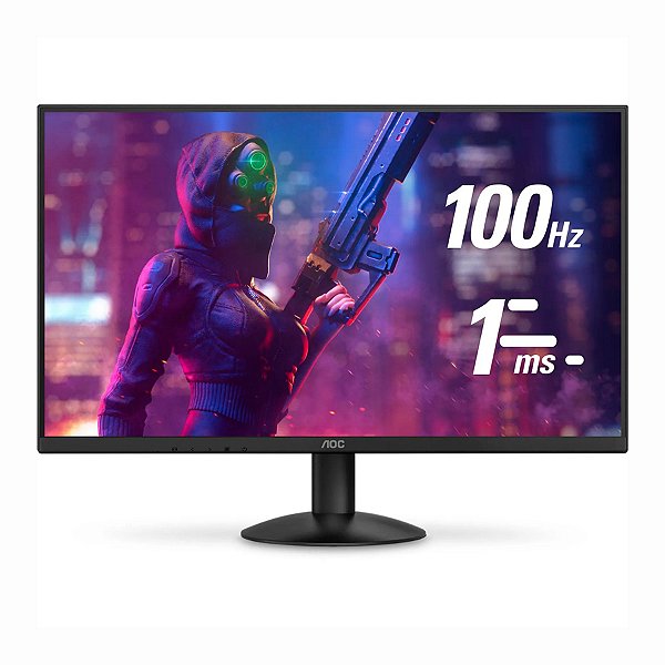 Monitor Gamer AOC 27", Tela LED Full HD - 100Hz, Tempo de Resposta 1ms - 27B30H