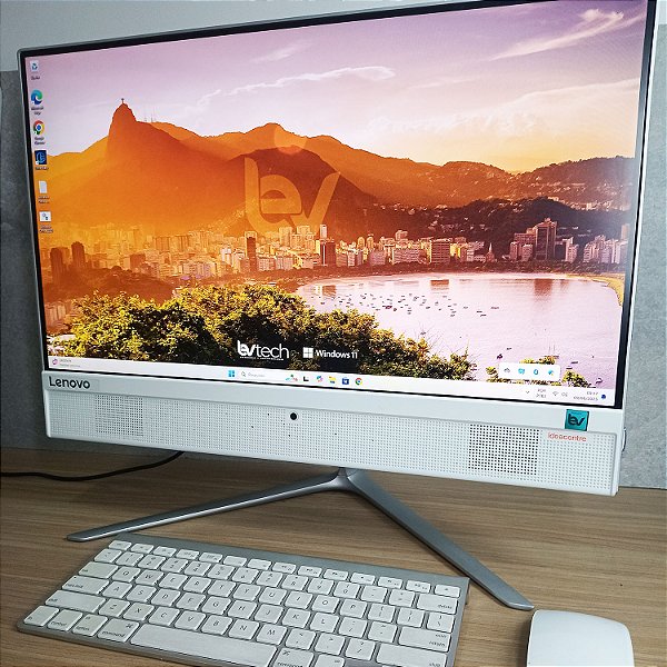 All in One Lenovo IdeaCentre AIO - Intel Core I5 - 12Gb Ram - 480Gb SSD - Tela 21'5" - Windows 11