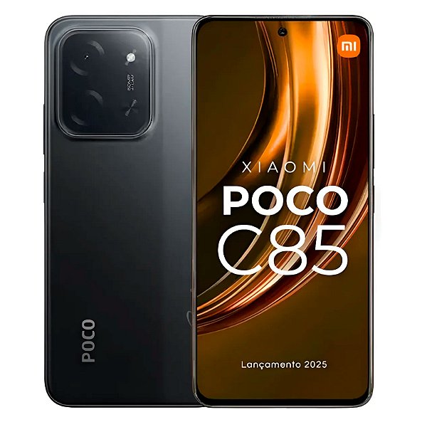 Smartphone Poco C85 - 6Gb ram - 128Gb - Black - Global Version