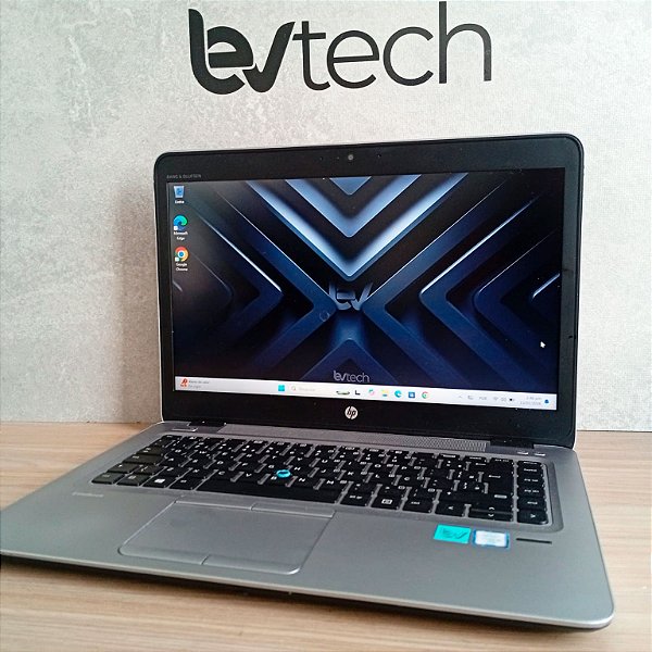 Notebook HP Elitebook 840 G3 - Intel i5 VPro - 6ª Ger. - 8Gb Ram - 240Gb SSD - Tela 14” - Windows 11