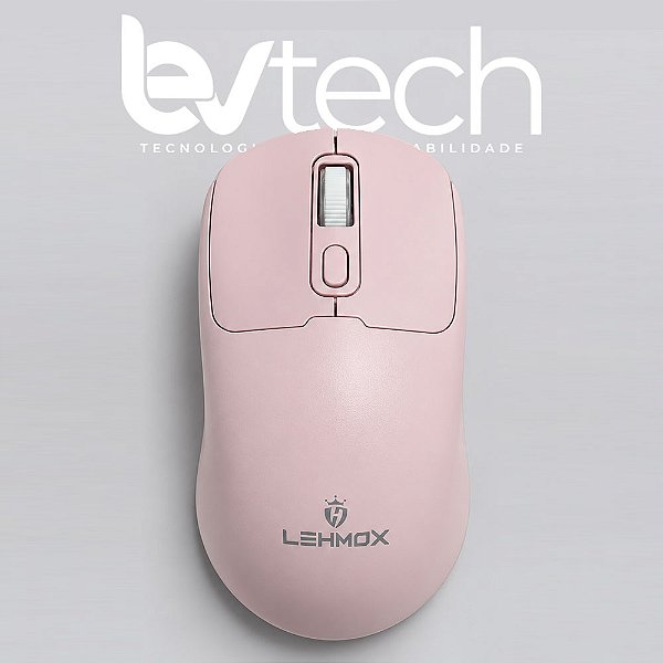 Mouse Sem Fio Lehmox Ley-181-C - Recarregável