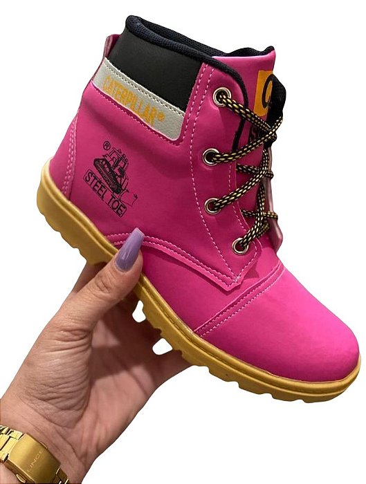 Bota Cat Usa, Calçado Infantil para Bebê Caterpillar Usado 84396459