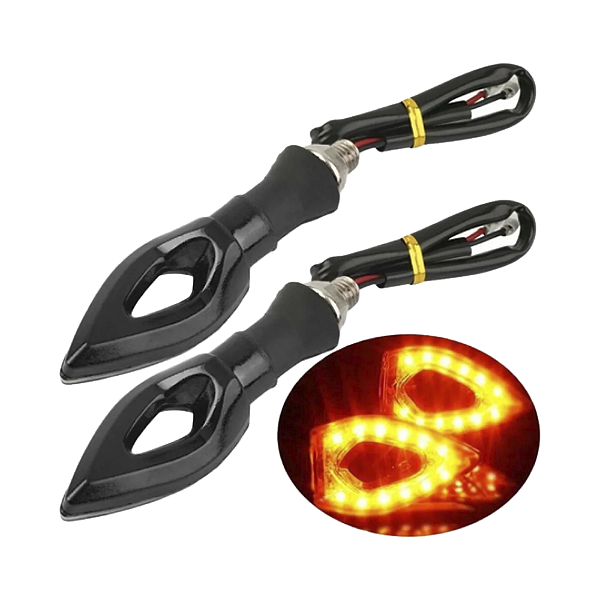 Kit Pisca Seta Moto Led Cristal Esportiva Flecha Sequencial