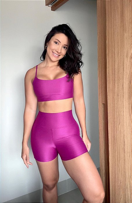 Short + Top Basic - Grape