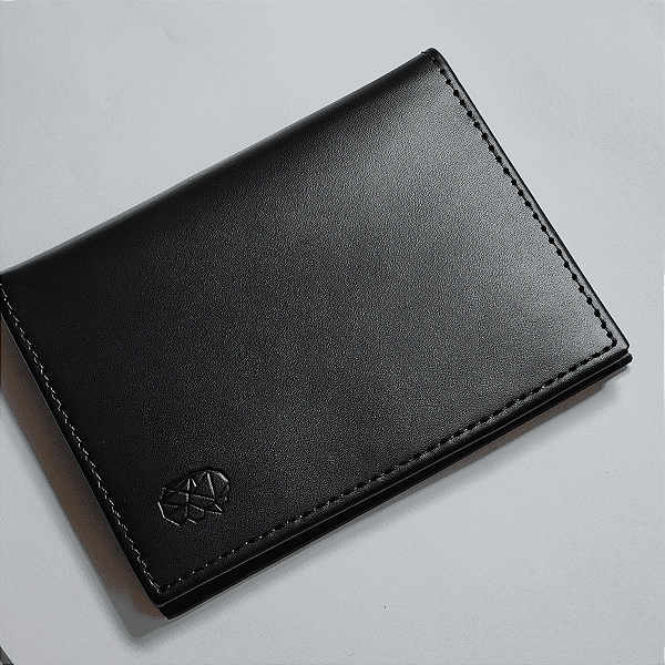 CARTEIRA PROTEÇÃO RFID CMAKER  122  COURO SOFT ANIL