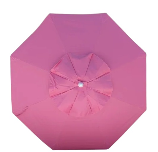 Ombrelone Redondo 2,40 M em Madeira - Rosa