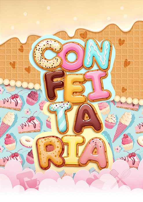 Caderno Universitário Profissões- Confeiteira